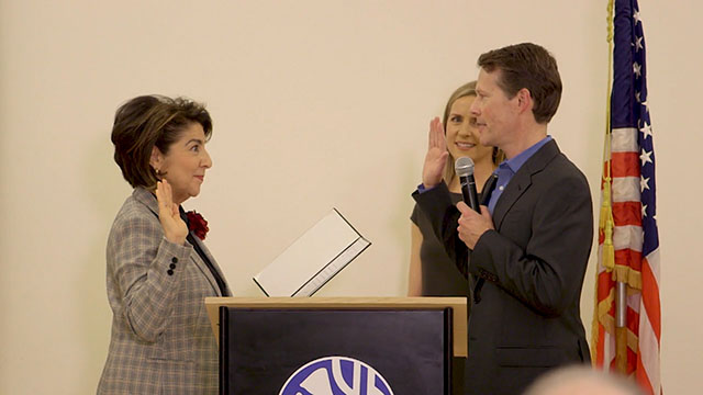 Councilmember-elect Pedersen Swearing-in at Magnuson Park