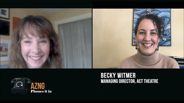 Art Zone Phones It In with ACT Theatre's Becky Witmer on Explore Videos Page Art Zone Phones It In with ACT Theatre's Becky Witmer