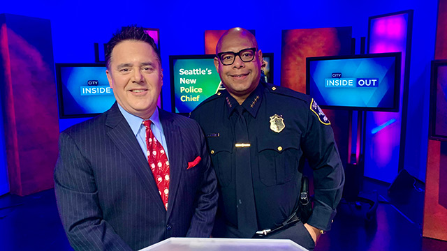 City Inside/Out meets with Seattle's new Police Chief, Shon Barnes