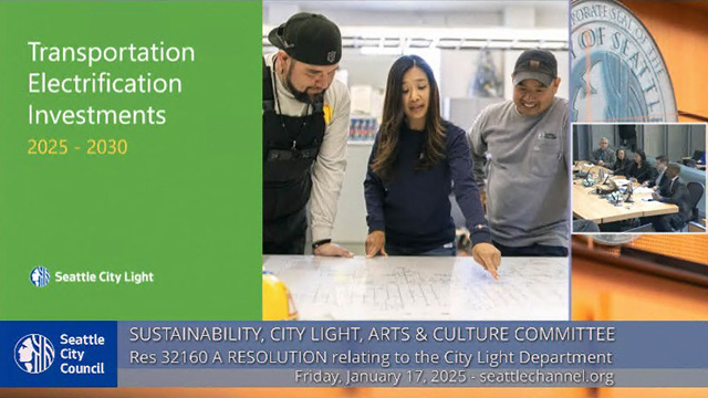 Sustainability, City Light, Arts & Culture 1-17-2025