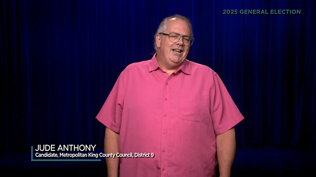 Jude Anthony, candidate for Metropolitan King County Council, District 9 Jude Anthony, candidate for Metropolitan King County Council, District 9