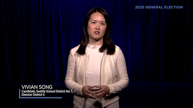 Vivian Song, candidate for Seattle School District No. 1, Director District No. 5 Vivian Song, candidate for Seattle School District No. 1, Director District No. 5
